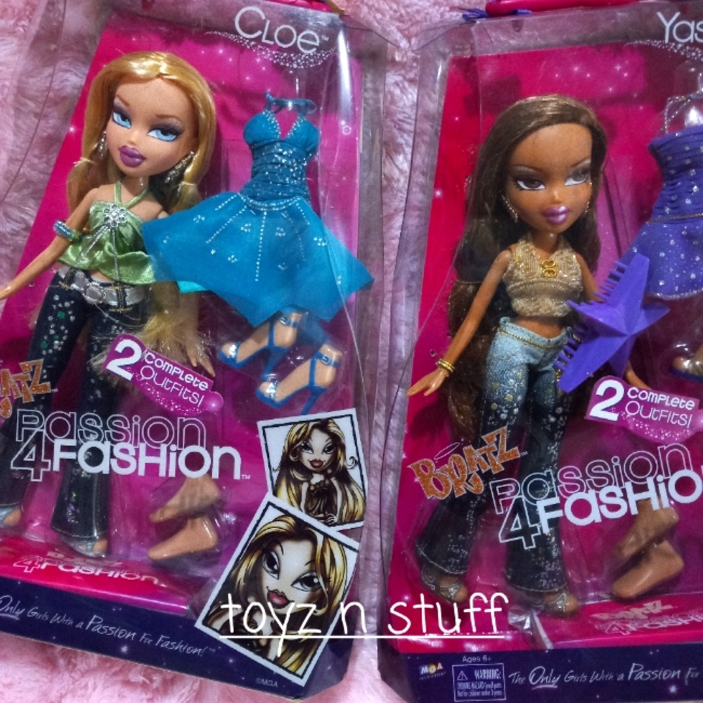 Y2K MGA Entertainment Bratz Fashion Doll Passion 4 Fashion Yasmin & Cloe
